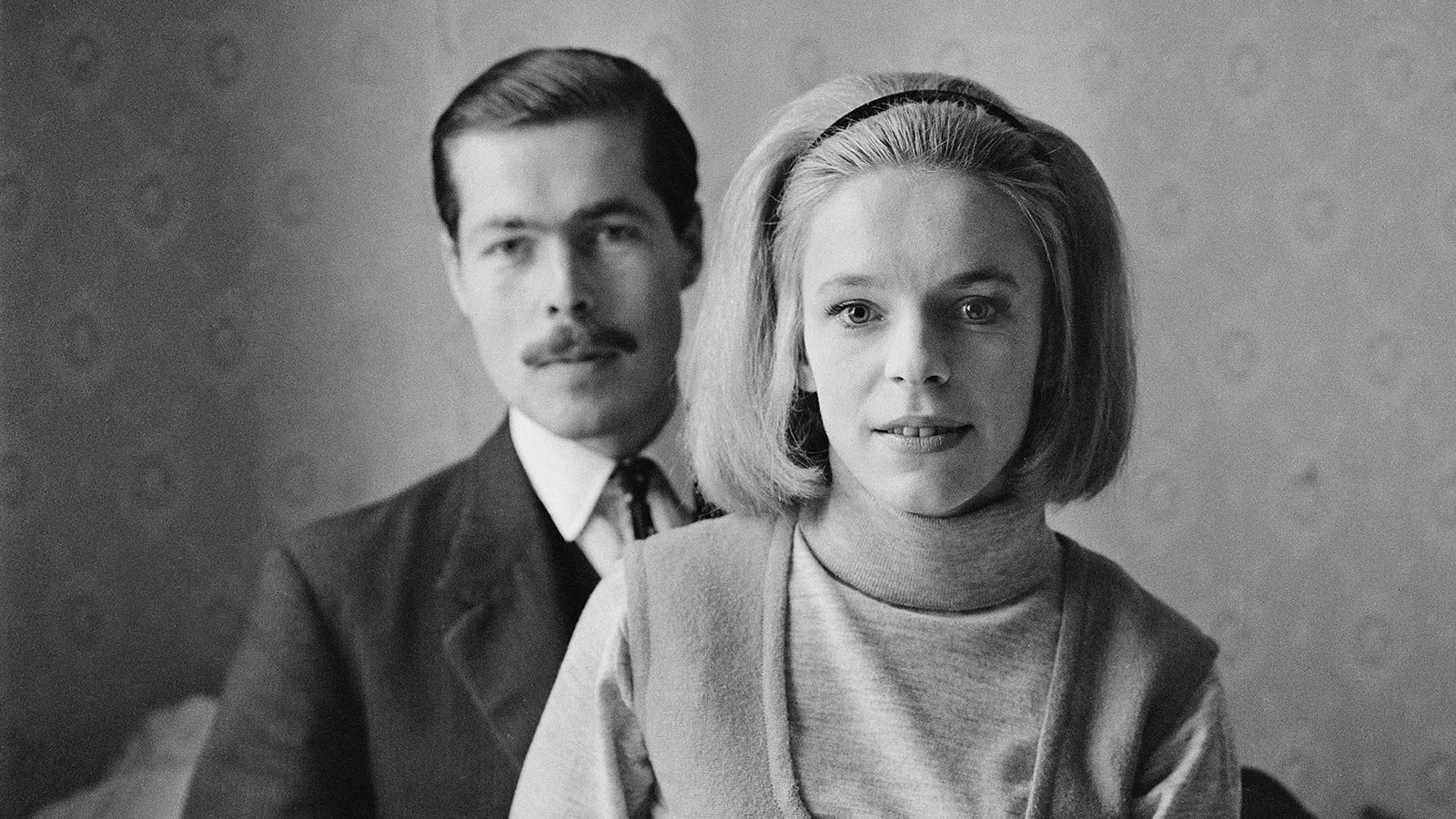 Black and white image of Lord and Lady Lucan